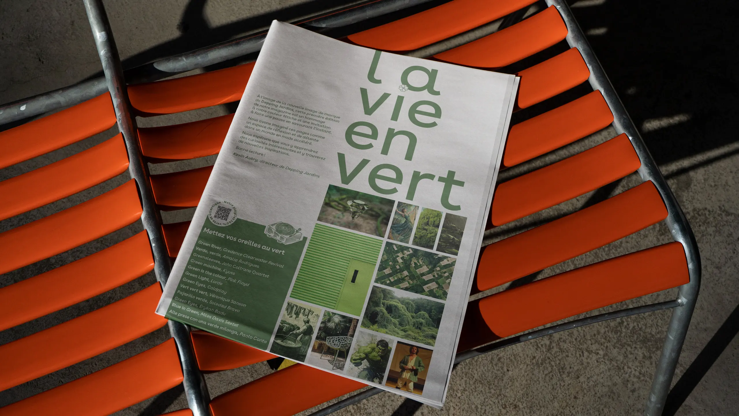 Couverture du journal « La Vie en Vert » de Depping Jardins