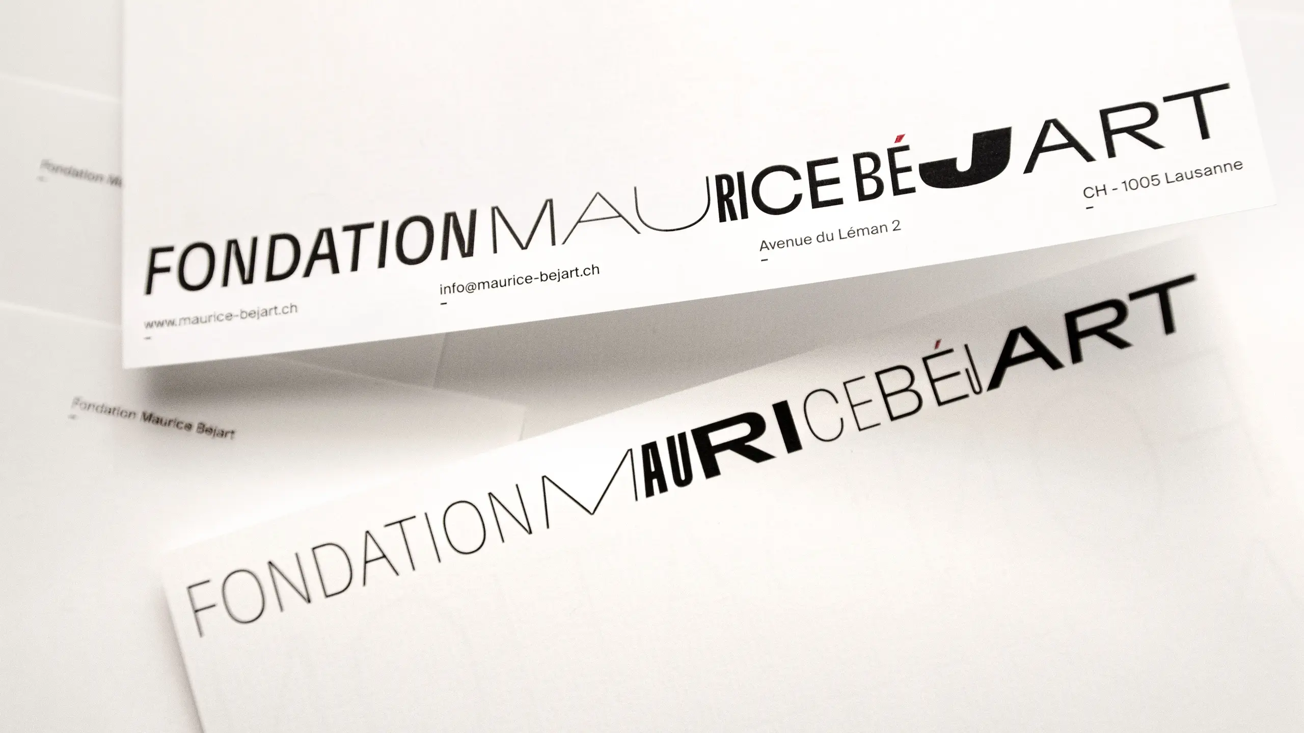 Papeterie de la Fondation Maurice Béjart